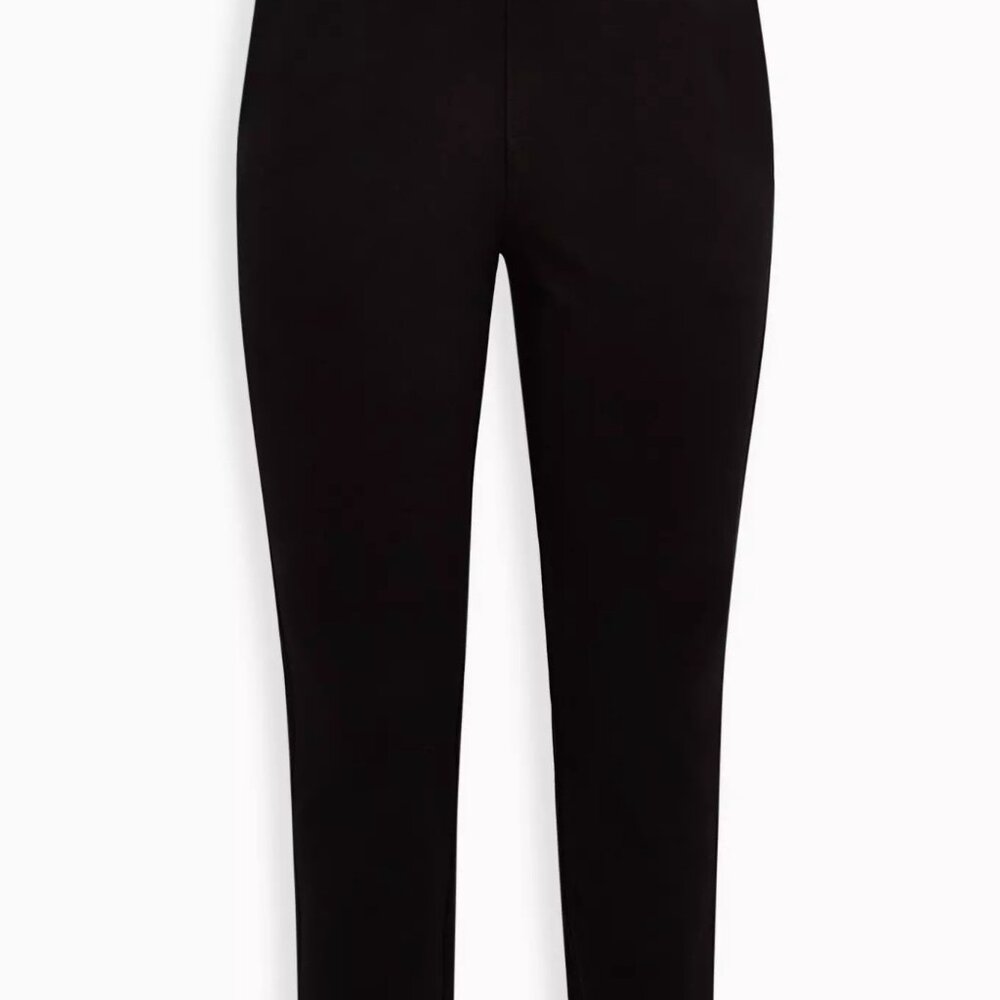 Torrid Pull-On Relaxed Taper Studio Luxe Ponte High-Rise Pant Sz 4S